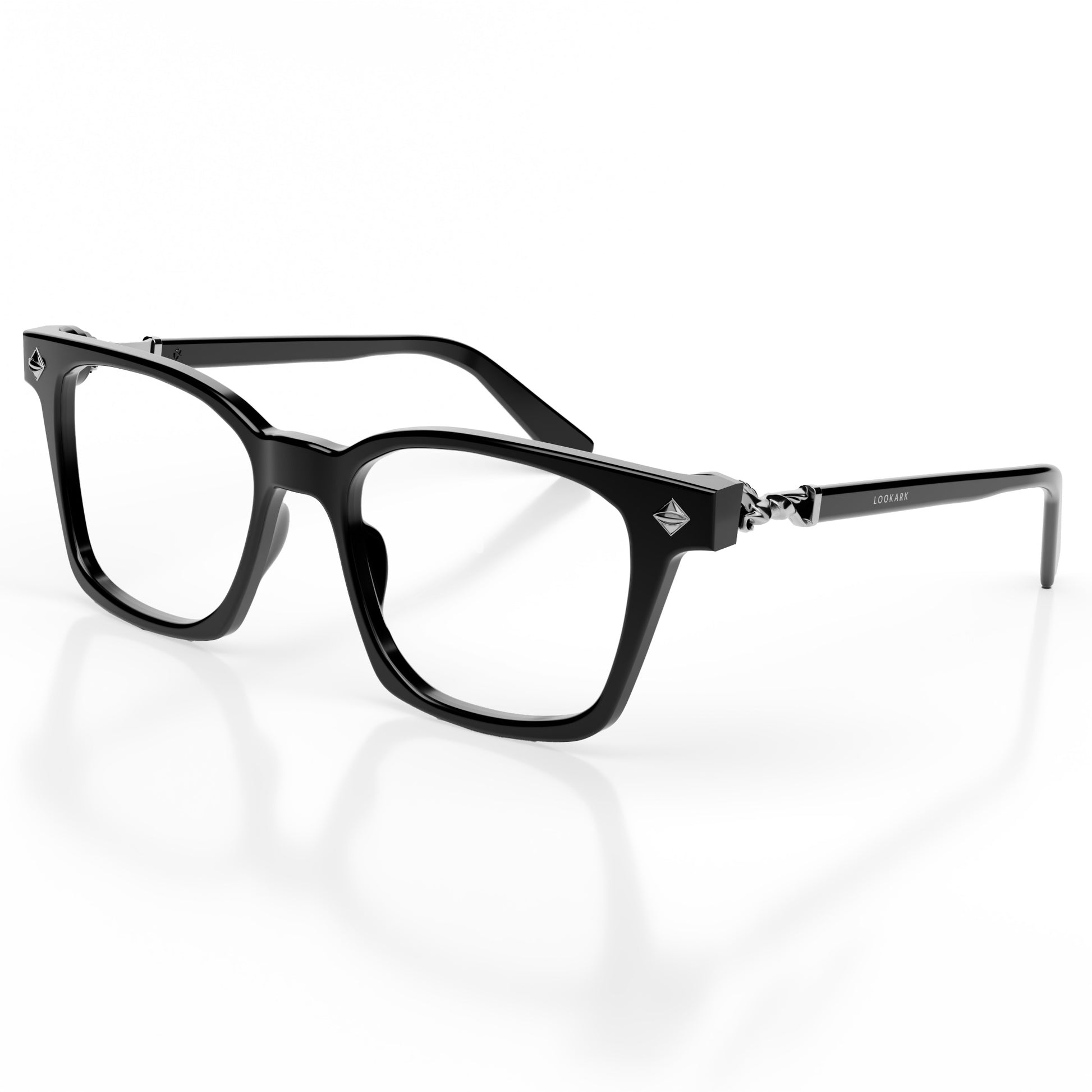 
Polished Black - Silver Metal