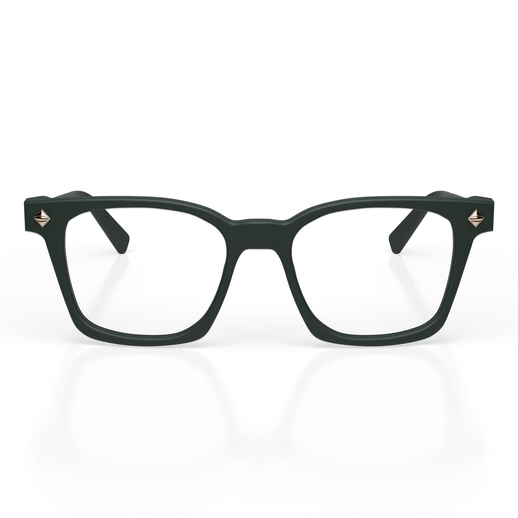 Matte Dark Green - Gold Metal