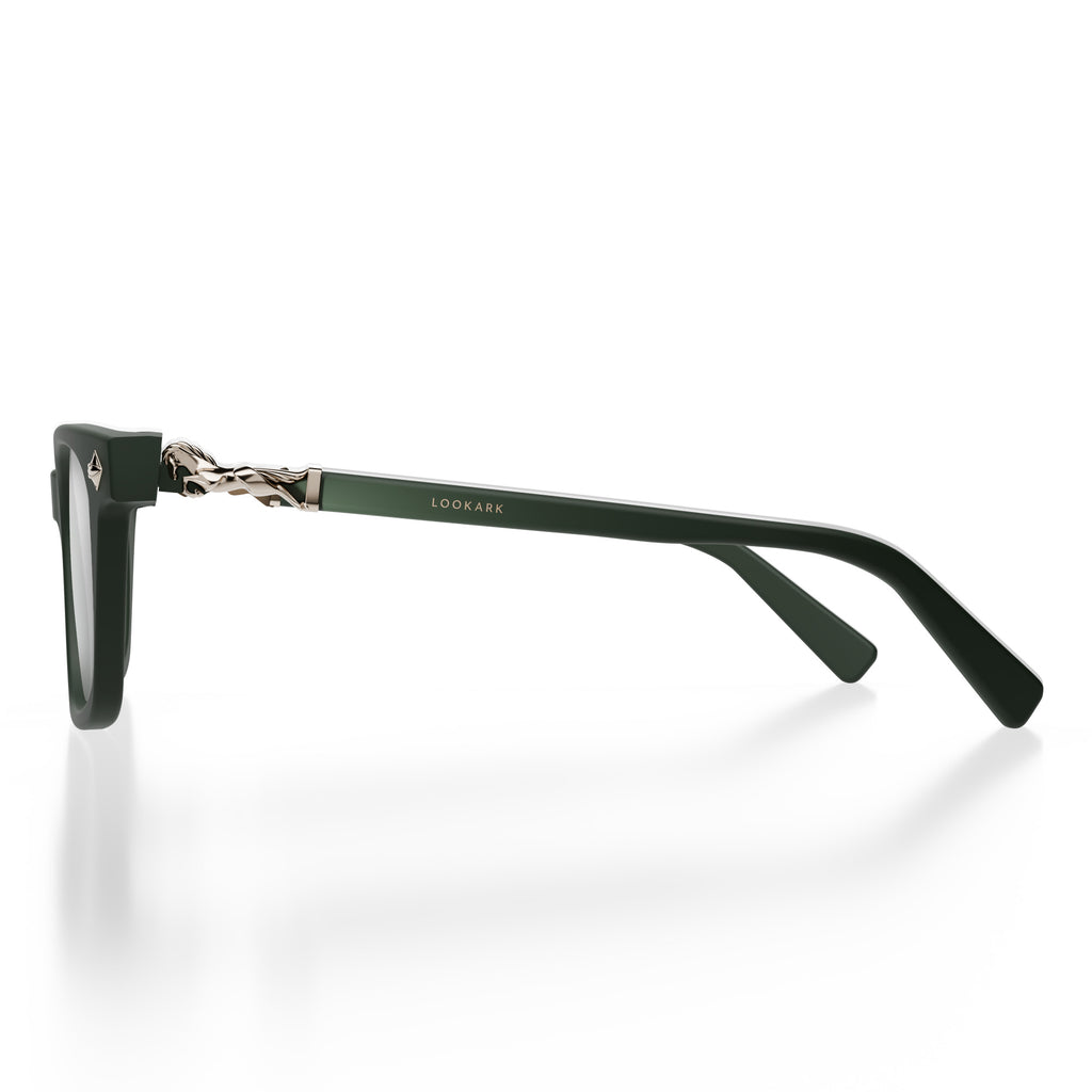 Matte Dark Green - Gold Metal